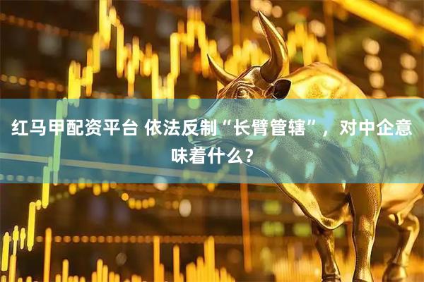 红马甲配资平台 依法反制“长臂管辖”，对中企意味着什么？